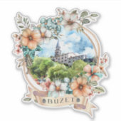 Buzet Croatia Sticker (Voorkant)