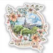 Buzet Croatia Sticker (Voorkant)