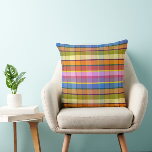 Buzy Plaid RB Kussen (Stoel)