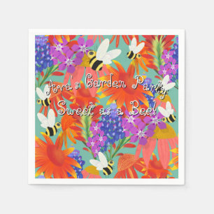 Buzz Among Blooms-Mint Meadow Servet