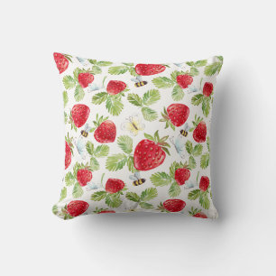 Buzz aux fraises 16x16 Oreiller