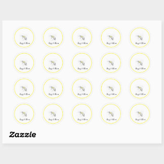 Buzz & Bloom Stickers - handgetekend bij ontwerp