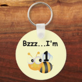 Buzz Bumblebee 1e Verjaardag T-shirts en geschenke Sleutelhanger (Voorkant)