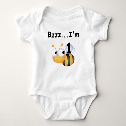 Buzz Bumblebee 1er Anniversaire T-shirts et cadeau (Devant)