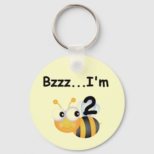 Buzz Bumblebee 2e verjaardag T-shirts en cadeautje Sleutelhanger (Voorkant)