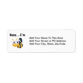 Buzz Bumblebee 3e verjaardag T-shirts en cadeautje Etiket (Voorkant)