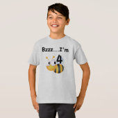 Buzz Bumblebee 4e Verjaardag T-shirts en geschenke (Voorkant volledig)