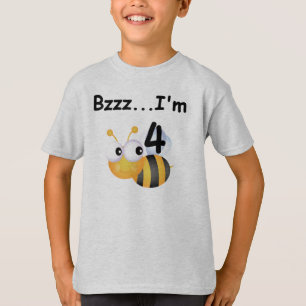 Buzz Bumblebee 4e Verjaardag T-shirts en geschenke