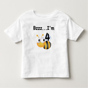 Buzz Bumblebee 4e Verjaardag T-shirts en geschenke
