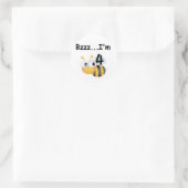 Buzz Bumblebee 4e Verjaardag T-shirts en geschenke Ronde Sticker (Tas)