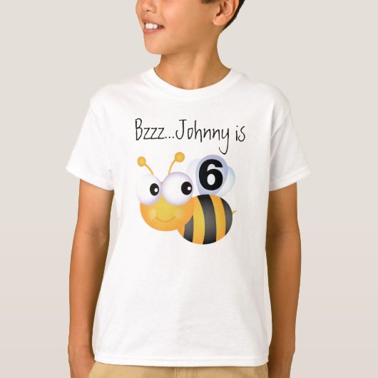 Buzz Bumblebee  Birthday T-shirt (Voorkant)