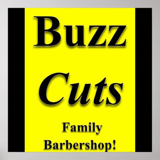 Buzz Coupes Famille Barbershop Poster Matte (Devant)