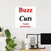 Buzz Cuts Poster Matte (Thuiskantoor)