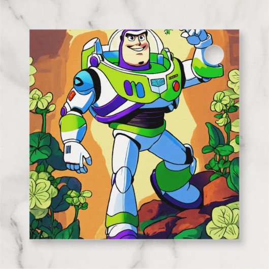 Buzz Lightyear: een botanische ontdekking Bedankjes Labels (Achterkant)