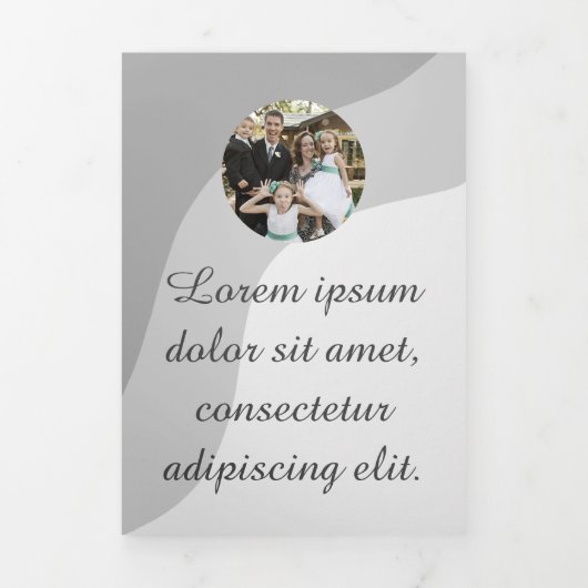 Buzz marketing Triple Lettre Plier Carte Vacances (Page de couverture)