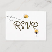 Buzz met ons: RSVP Bee Enclosure Kaart (Achterkant)
