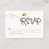 Buzz met ons: RSVP Bee Enclosure Kaart (Voorkant)