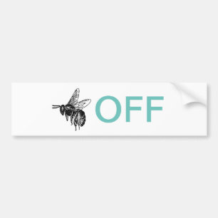 Buzz Off Car Magnet Bumpersticker