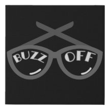 Buzz Off - Impression en toile des années 1940