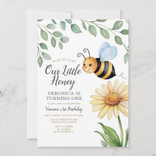 Buzz On Over Our Little Honey Gaat Een Bij Keren Kaart