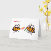 BuzzAboutBees u is bij-Autiful Wenskaart Kaart (Gele Bloem)
