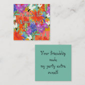 BuzzAmongBlooms_Bewerkbare Kinderen Informatiekaartje (Voorkant / Achterkant)