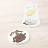 Buzzard Bomb en Pick Zandsteen Onderzetter (Zijkant)