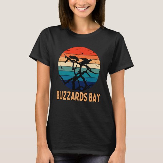 Buzzards Bay Cape Cod Massachusetts Vacation Souve T-shirt (Voorkant)
