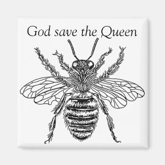 buzzart queen bee magneet