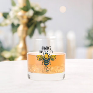 "Buzzed" avec verre à whisky personnalisable abeil