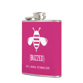 {BUZZED} Bridal Party Buzzed Bee Gift (fuchsia) Heupfles (Links)