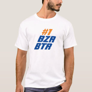 Buzzer Beater   Basketball Quote met blauwe tekst T-shirt