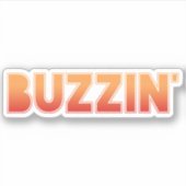 BUZZIN' Manchester Slang Dialect Sticker (Voorkant)