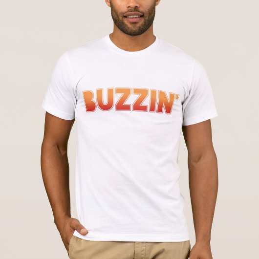 BUZZIN' Manchester Slang Dialect T-shirt (Voorkant)