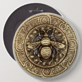 "Buzzing Beauty: Bee-geïnspireerd Button Collectie (Voorkant /achterkant)