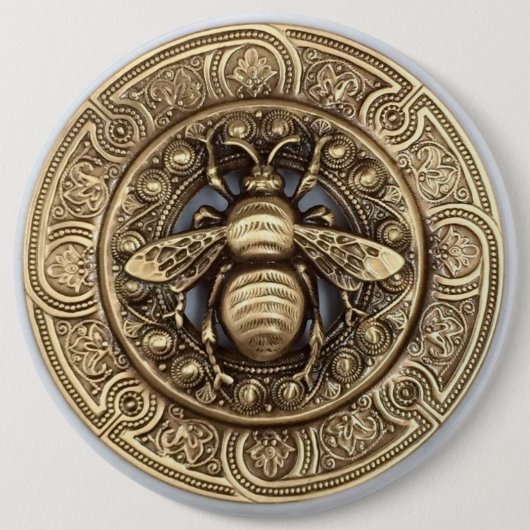 "Buzzing Beauty: Bee-geïnspireerd Button Collectie (Voorkant)