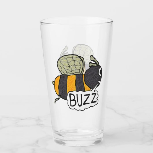Buzzing Bee Glas (Voorkant)