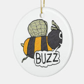 Buzzing Bee Keramisch Ornament (Links)