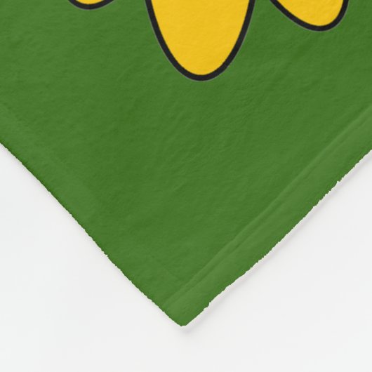 Buzzing bijen fleece deken (Hoek)