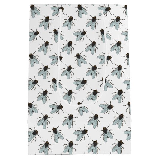 Buzzing House Flies Fly Swatter Insect Yucky Bug Medium Cadeauzakje (Achterkant)