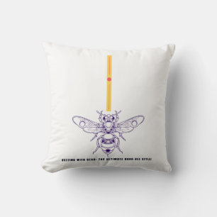 Buzzing met Gear: Robo-Bee Style! Kussen
