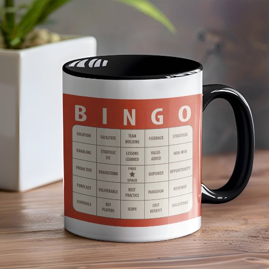 Buzzwords Bingo Special Office Mug