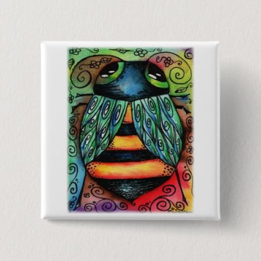 BUZZY BEEZZ Walk Team Button (Voorkant)