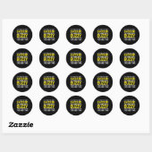 Buzzy - If At First You Don't Succeed Try Doing Wh Ronde Sticker (Vel)