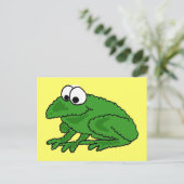 BV - Carte postale de grenouille amusante (Debout devant)