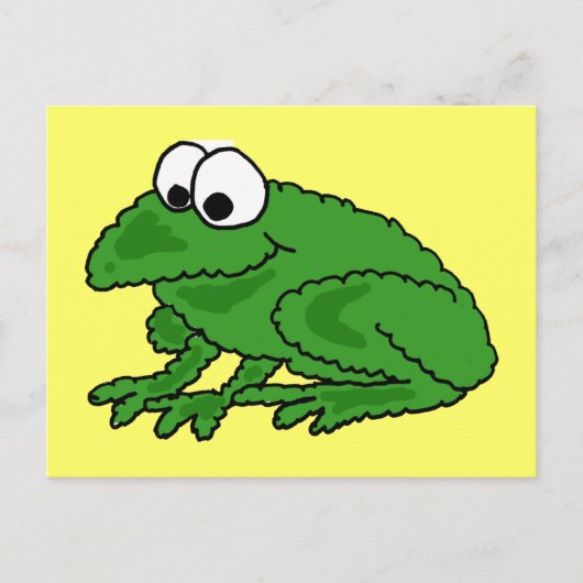 BV - Carte postale de grenouille amusante (Devant)