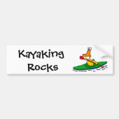BV- Funny Kayaking Duck Bumpersticker (Voorkant)