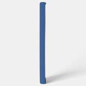 B'verblindd blauw (vaste kleur) samsung galaxy hoesje (Linkerkant)