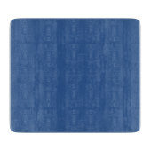 B'verblindd blauw (vaste kleur) snijplank (Voorkant)