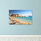 BVI, Virgin Gorda, het Baths National Park Canvas Afdruk (Insitu (Houten vloer))